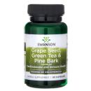 SW1024 $65 60粒 Swanson Grapeseed, Green Tea & Pine Bark Complex 超強組合 美白抗氧化